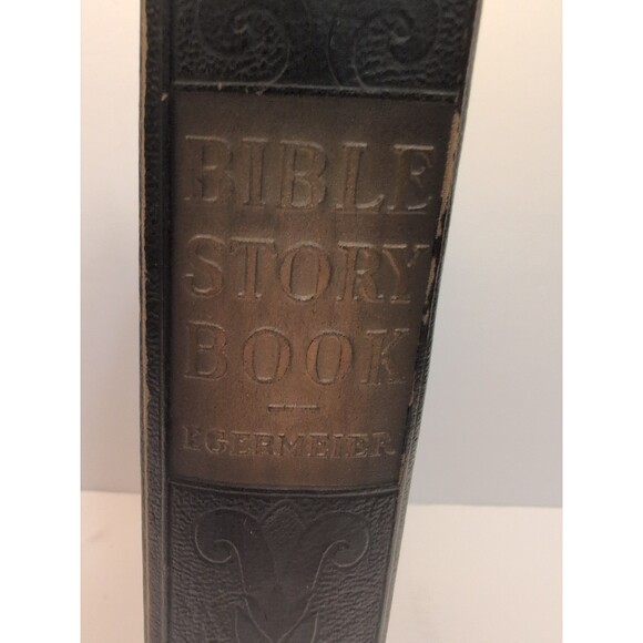 Vintage 1927 Egermeier’s Bible Story Book Illustrated Leatherette Hardcover Rare - Picture 5 of 16